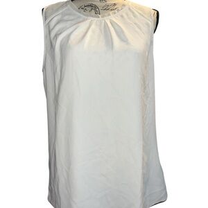 Cream Relaxed Blouse with Sleeves